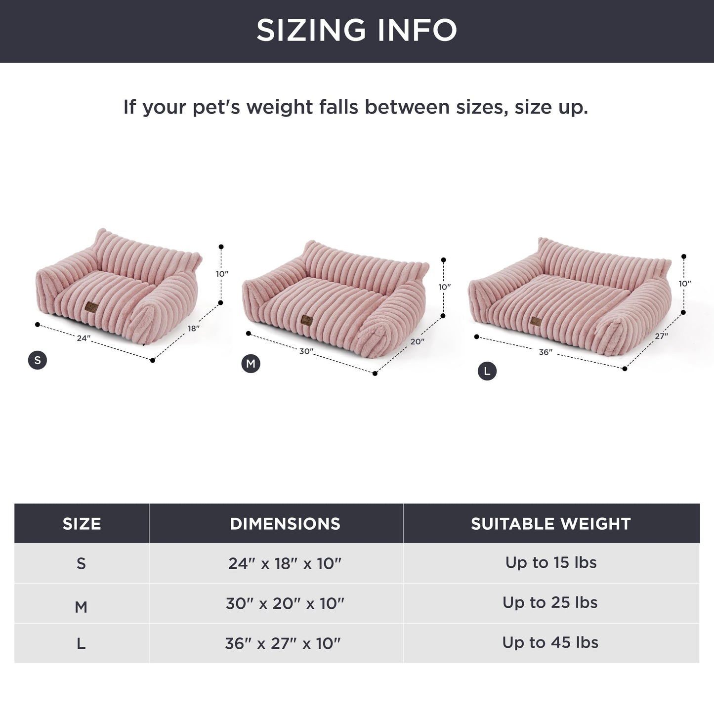 Bedsure ComfyFleece™ Cute Cat Couch for Pets - As Seen on TV on Good Day New York, Fluffy Cats beds for Indoor Cats with Removable Washable Cover, Supportive Pet Sofa, 24inch, Cream