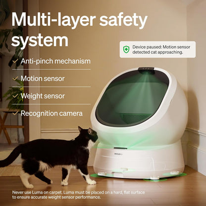 PETLIBRO Automatic Litter Box Bundle with Accessories Kit, Open Top Self Cleaning Litter Box with AI-Camera Waste Analysis, Multi-Cat Recognition, Usage Tracking, Auto Odor Control & Safety Sensors