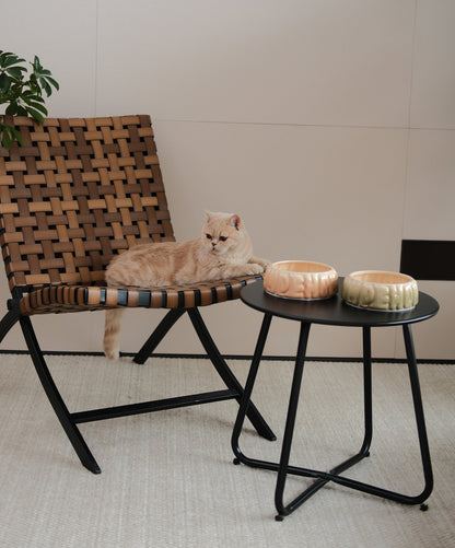Puff Pet Bowl - Gradient Caramel