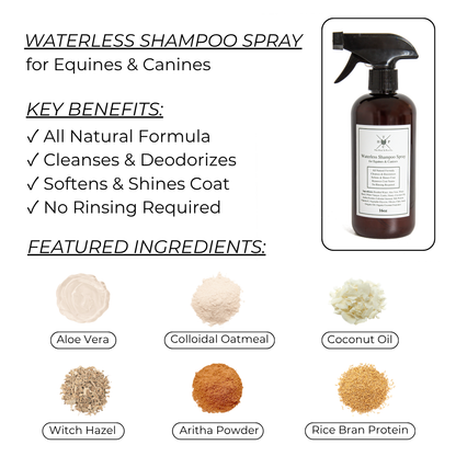 Waterless Shampoo Spray for Dogs & Horses