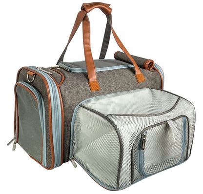 Mr. Peanut's Gold Series Standard Size Airline Compliant Expandable Pet Carrier V2.0